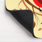 Tapis De Souris Cardinal rouge (Coin)