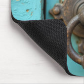 Tapis De Souris Cardinal rouge sur un marteau de porte rouillé (Coin)