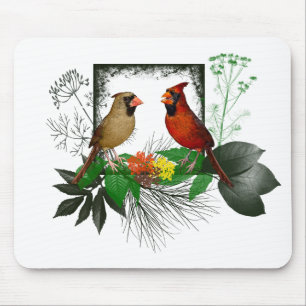 Tapis de souris Cardinals Corner (choisir la coule