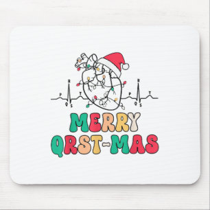Tapis De Souris Cardiologie Infirmière Noël Ecg Coeur Anatomie Tac