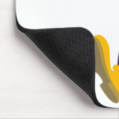 Tapis De Souris Caricature de chat monochrome mousepad (Coin)