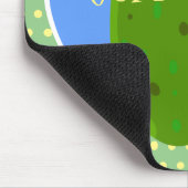 Tapis De Souris Caricature de concombre vert mou (Coin)