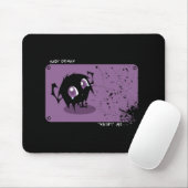 Tapis De Souris Caricature de Demon Fuzzy (Avec souris)