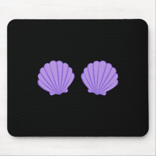 Tapis De Souris Caricature de la barre de coquillages mauve de sir