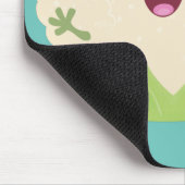 Tapis De Souris Caricature de légume de chou-fleur joyeux (Coin)