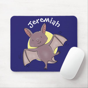 Tapis De Souris Caricature de vol de chauve-souris