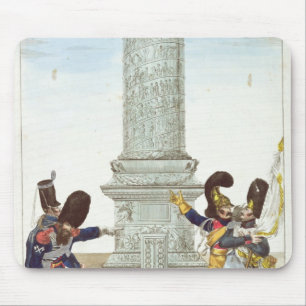 Tapis De Souris caricature des soldats chez le Colonne Vendome