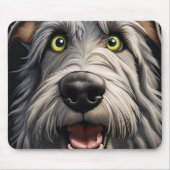 Tapis De Souris Caricature irlandaise Wolfhound (Devant)