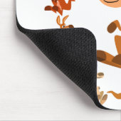 Tapis De Souris Caricature mignonne Kangaroos Mandala Mousepad (Coin)