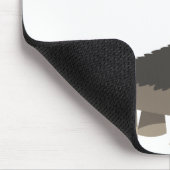 Tapis De Souris Caricature mignonne Wolf Mousepad (Coin)