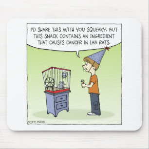 Tapis De Souris Caricature Snacking Kid