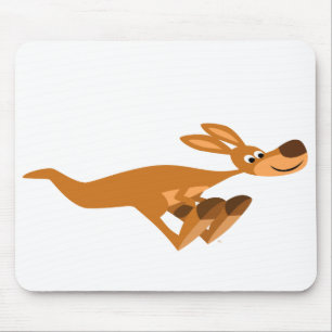 Tapis De Souris Caricature très rapide Kangaroo Mousepad