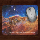Tapis De Souris Carina Nebula Falaises cosmiques James Webb Hi-Res