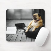 Tapis De Souris Carlin au repos (Avec souris)