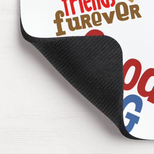 Tapis De Souris Carlin Dog meilleur ami (Coin)