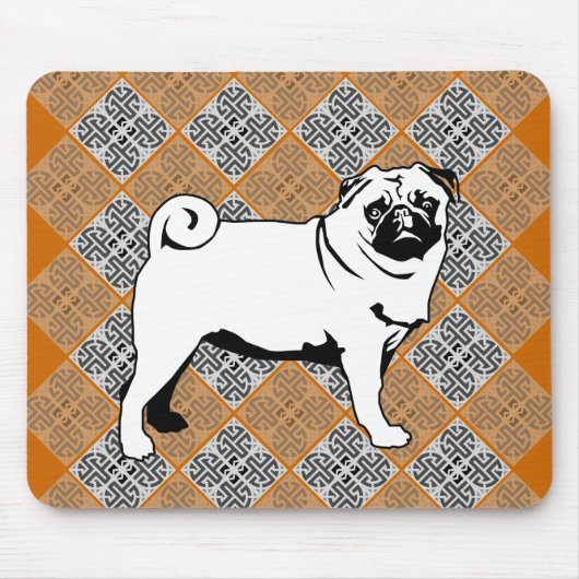 Tapis De Souris Carlin Mops (Devant)