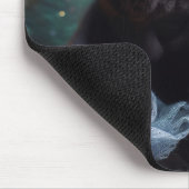 Tapis De Souris Carlin nocturne d'hiver Mousepad (Coin)