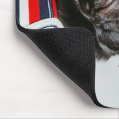 Tapis De Souris Carlin Noir Dans Une Couverture Sweat (Coin)