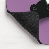 Tapis De Souris Carlin noir Mousepad (pourpre) (Coin)
