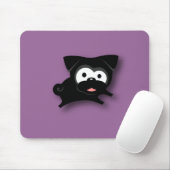 Tapis De Souris Carlin noir Mousepad (pourpre) (Avec souris)