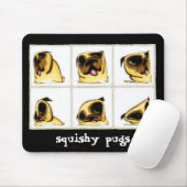 Tapis De Souris Carlins visqueux Mousepad (Avec souris)
