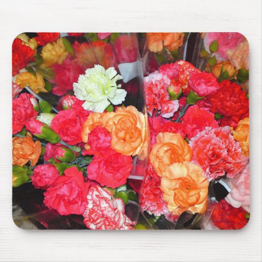 Tapis De Souris Carnation Fleur Mix Mousepad (Devant)