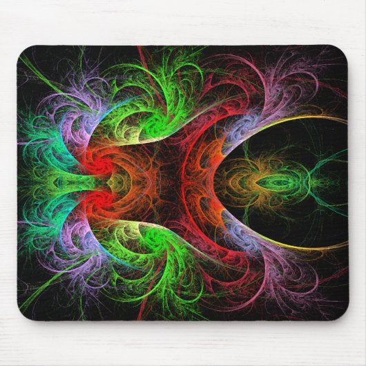 Tapis De Souris Carnaval Art Abstrait Mousepad (Devant)