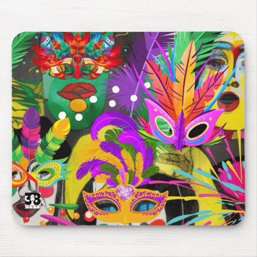 Tapis De Souris Carnaval du Brésil (Devant)