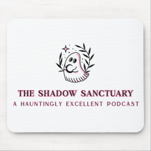 Tapis De Souris Carnet de souris avec logo complet rose et noir