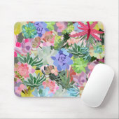 Tapis De Souris Carnet de souris Succulent (Avec souris)