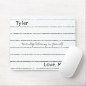 Tapis De Souris Carnet, N'Arrêtez Jamais Croyevin Mouse Pad! Tapis (Avec souris)