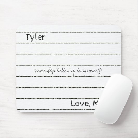 Tapis De Souris Carnet, N'Arrêtez Jamais Croyevin Mouse Pad! Tapis (Avec souris)