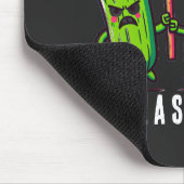Tapis de souris carnivore drôle (Coin)