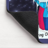 Tapis De Souris Caroleur de Noël froid (Coin)