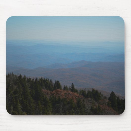 Tapis De Souris Carolina Nord Appalachian Mountain Vue d'ensemble (Devant)