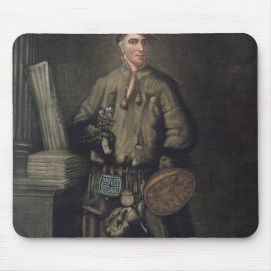 Tapis De Souris Carolus Linnaeus dans sa robe de la Laponie (Devant)