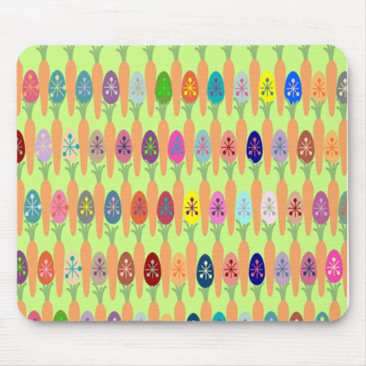 Tapis De Souris Carottes et oeufs (Devant)
