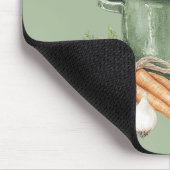 Tapis De Souris Carottes Pot Vert (Coin)