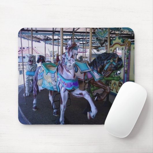 TAPIS DE SOURIS CAROUSEL CHEVAL (Avec souris)