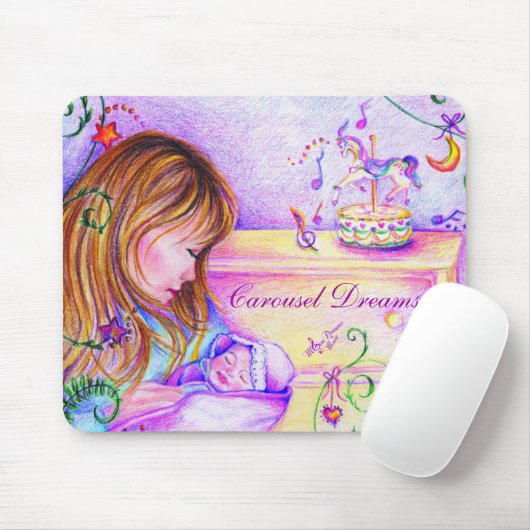 Tapis De Souris Carousel Dreams Mousepad (Avec souris)