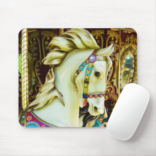 Tapis De Souris CAROUSEL HORSE ~ Mousepad (Avec souris)