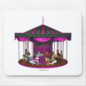 Tapis De Souris Carousel pourpre (Devant)