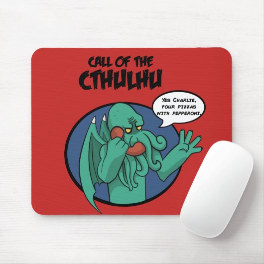 Tapis De Souris Carpette de cthulhu (Avec souris)