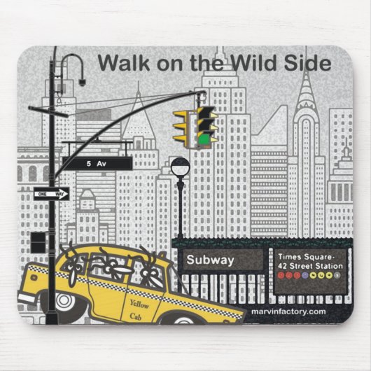 Tapis De Souris Carpette pour souris de Marvin à New York (Devant)