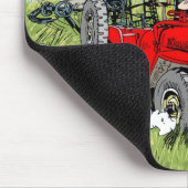Tapis De Souris Carpette Willys jeep CJ2A (Coin)