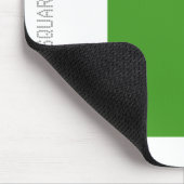 Tapis De Souris Carré - Avocado Vert et Blanc (Coin)