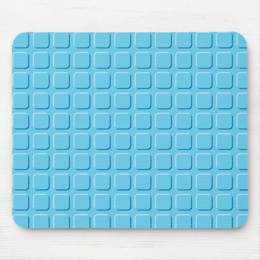 Tapis De Souris Carré bleu (Devant)