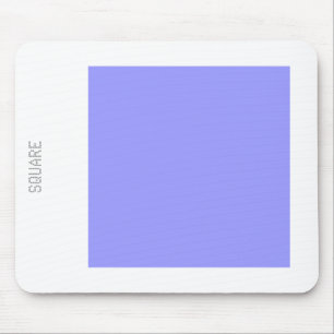 Tapis De Souris Carré - Bleu et blanc bébé