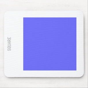 Tapis De Souris Carré - bleu et blanc électrique