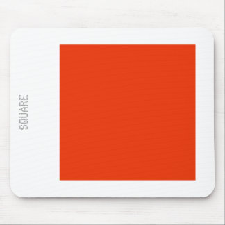 Tapis De Souris Carré - Brick rouge et blanc
